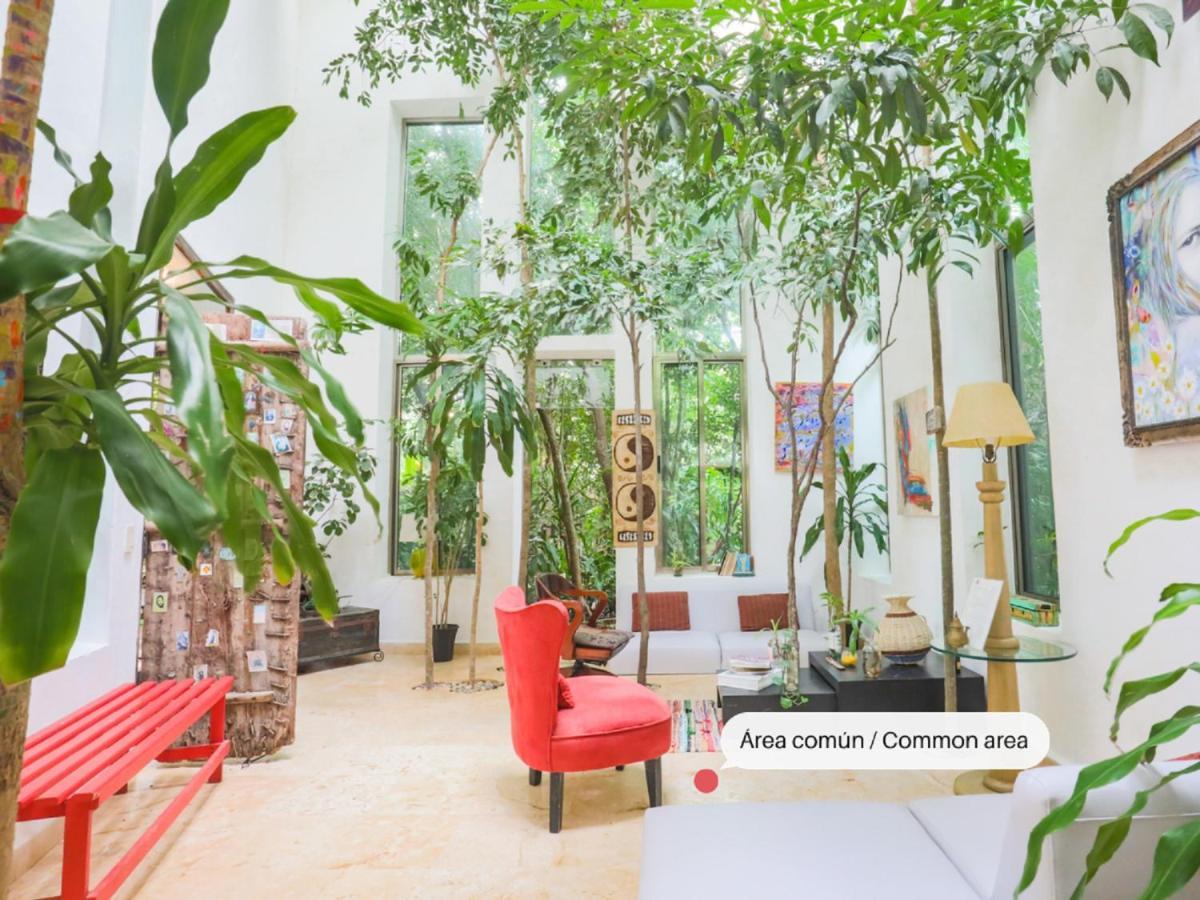 Guest House La Aldea Holistic Experience 칸쿤 외부 사진