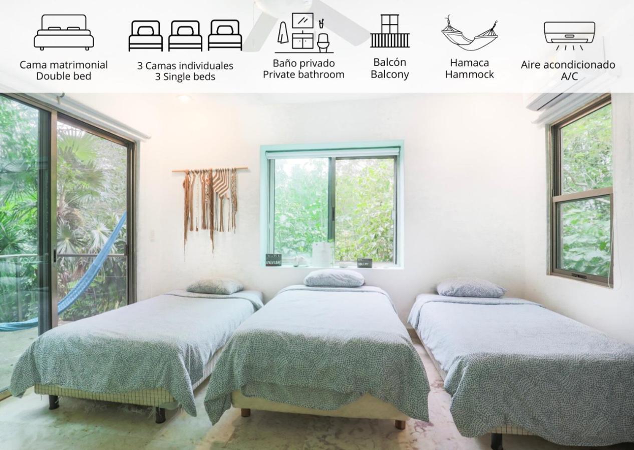 Guest House La Aldea Holistic Experience 칸쿤 외부 사진
